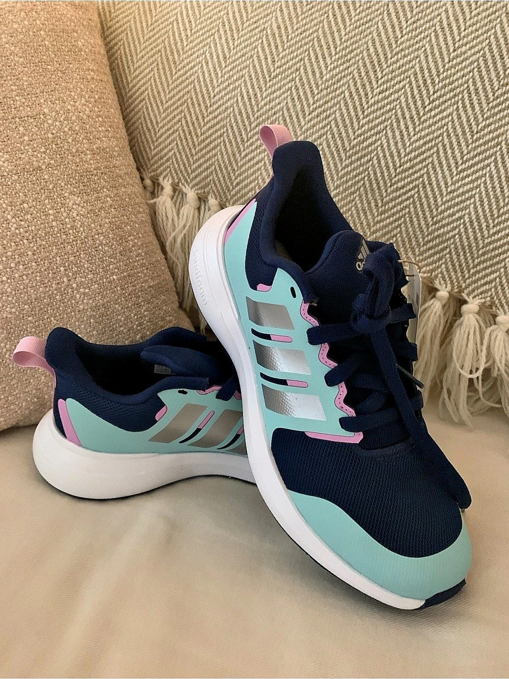 adidas FortaRun 2.0 K Athletic Sneakers Blue & Green